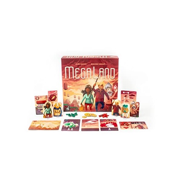 Red Raven Games- Megaland, RRG00020, Multicolore