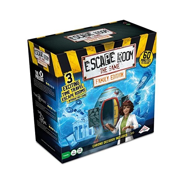 Escape Room The Game : Family Edition – Voyage dans Le Temps, Jeux familiaux, pour 3 à 5 Joueurs, à partir de 10 Ans