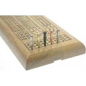 Jesters toys & games Lot de 3 piquets de cribbage Columbia 29 mm plaqué noir