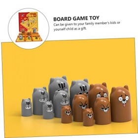 Toyvian 2 Ensembles Jeux De Société Jouets pour Tout-Petits Alphabet Jouets Alphabétiques Jeu dorteil Gobelet Empilable en B