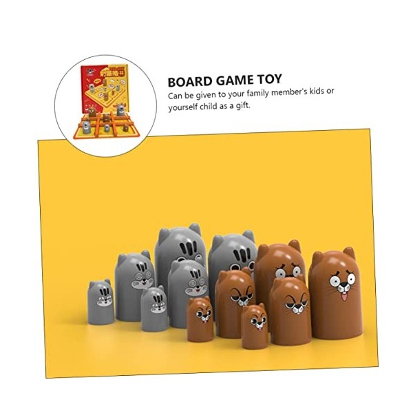 Toyvian 2 Ensembles Jeux De Société Jouets pour Tout-Petits Alphabet Jouets Alphabétiques Jeu dorteil Gobelet Empilable en B