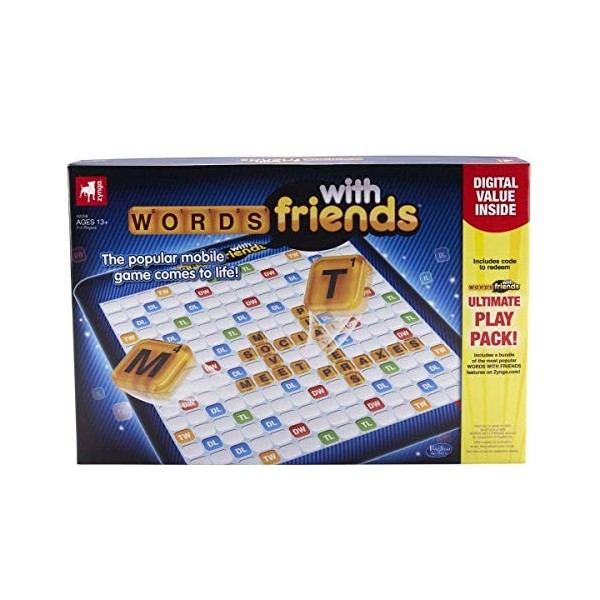 Hasbro – A2059 – Words with Friends – Le Jeu de Société – Version Anglaise Import Royaume-Uni 