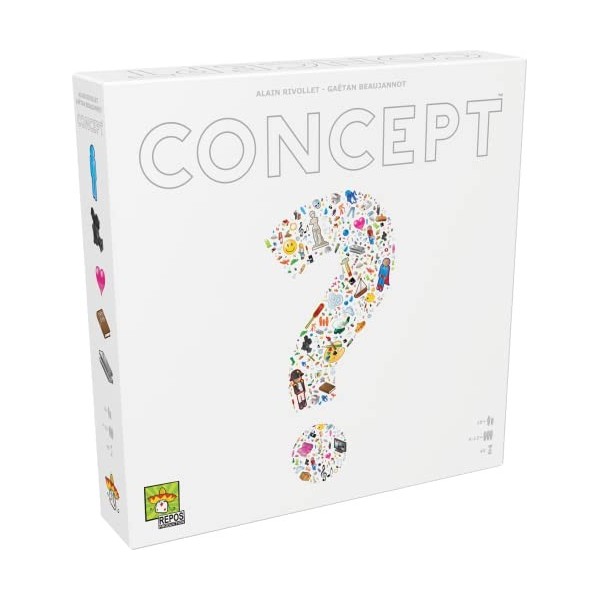 Asmodee - Concept, Jeu de Table, 4-12 Joueurs, 10+ Ans, édition en Italien