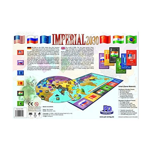 PD-Verlag PD006 Jeu de Plateau Imperial 2030