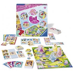 Ravensburger - 21287 - Jeux Disney Princesse - 6 en 1