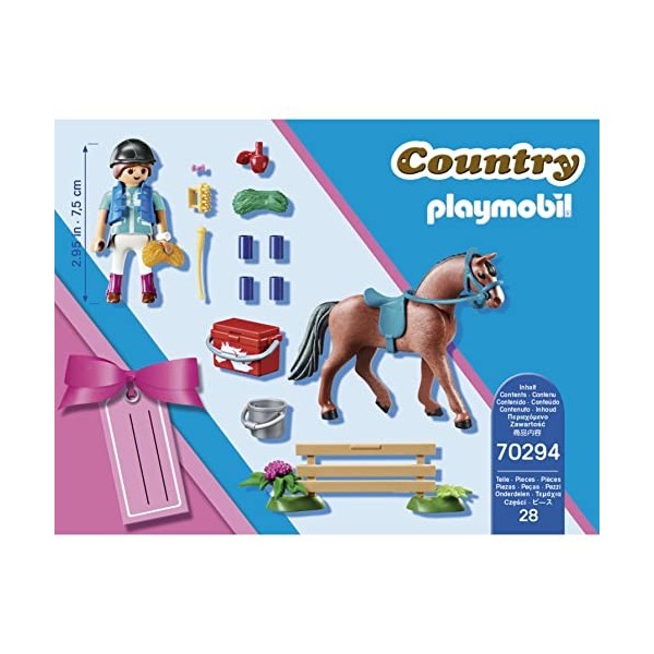 Playmobil Set Cadeau Cavalière Multicolor 70294