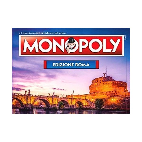 Winning Moves Monopoly - Citta Di Roma Merchandising Ufficiale