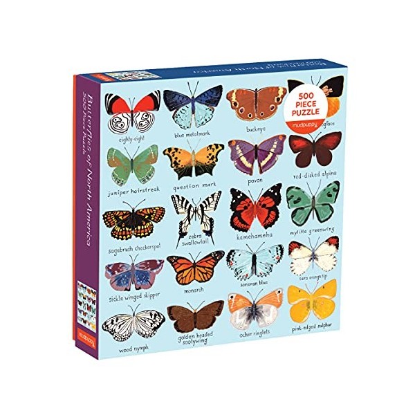Butterflies of North America 500 Piece, Family Puzzle