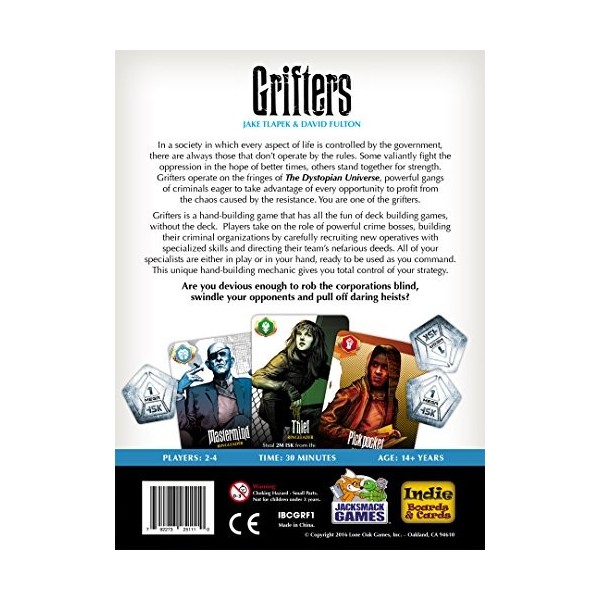 Indie Board & Card Games ibg0 GR01 – Jeu de Société grifters