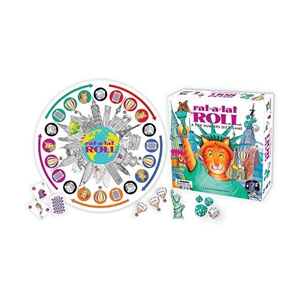 Gamewright RTC_Roll Jeu Multicolore