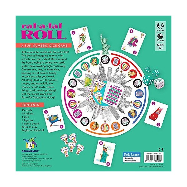 Gamewright RTC_Roll Jeu Multicolore