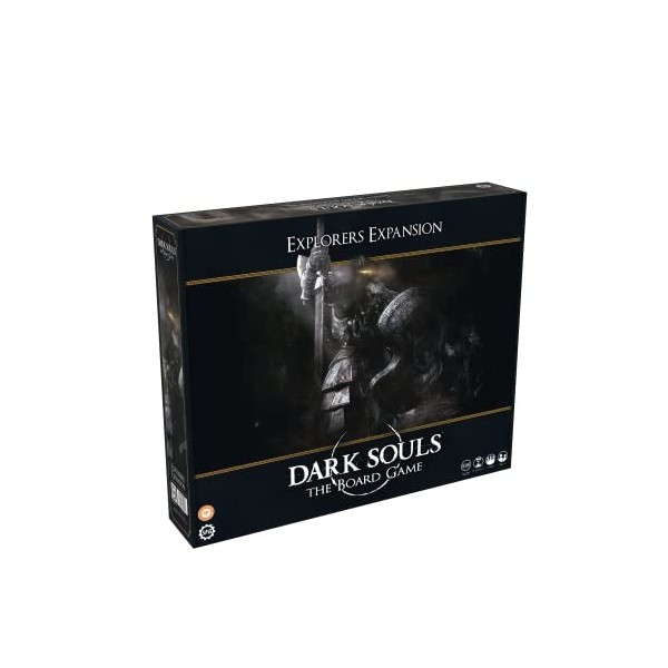 Dark Souls: Le Jeu de société – Explorers Expansion – Dungeon Crawl Jeu de Table de lunivers Dark Souls avec 27 Figurines RP