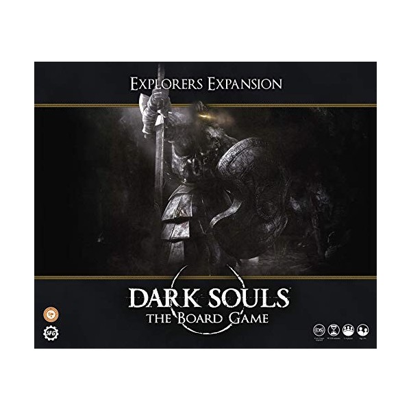 Dark Souls: Le Jeu de société – Explorers Expansion – Dungeon Crawl Jeu de Table de lunivers Dark Souls avec 27 Figurines RP