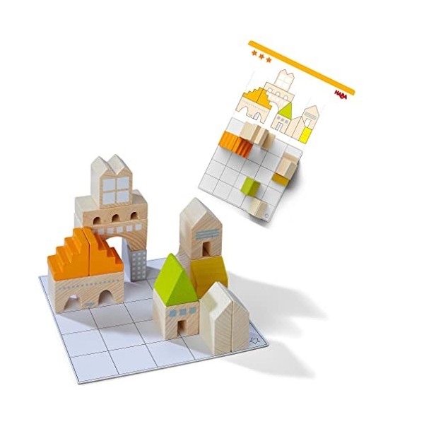 HABA - Jeu d’Assemblage Little Architect - Jouet en Bois PEFC - 5 Ans et Plus - 306313