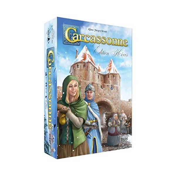 Z-Man Games Carcassonne - Edition Hiver - De 2 à 5 Joueurs - 7 Ans et Plus