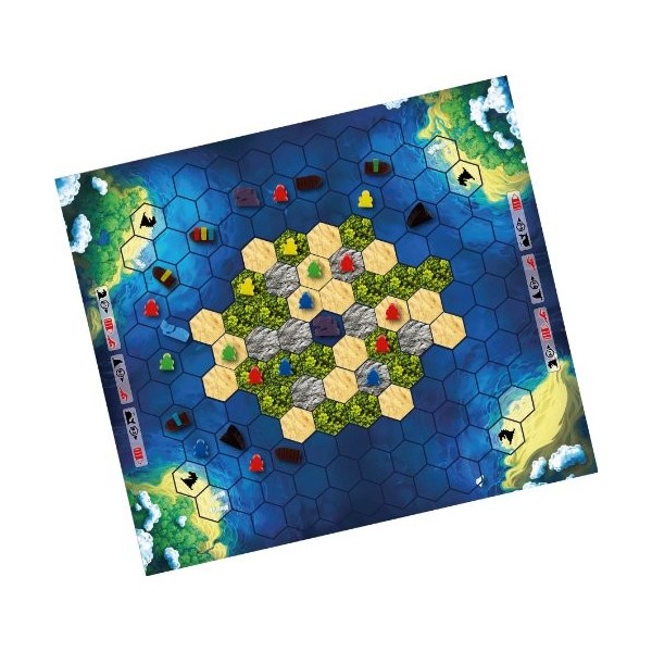 Asmodee- JUEGO DE MESA The Island PEGI 8 Does Not Apply Espagnol, 001424, Multicolour, One Size