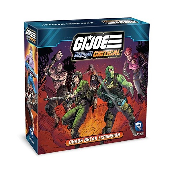 Renegade Game Studios G.I. Joe Mission Critical : Extension Chaos Break – Jeu de RPG, Gang de motards Dreadnoks, à partir de 