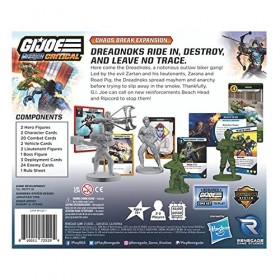 Renegade Game Studios G.I. Joe Mission Critical : Extension Chaos Break – Jeu de RPG, Gang de motards Dreadnoks, à partir de 