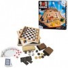 Clown Games - Clown Games 9-in-1 Boîte de Jeu en Bois - 1 Compter