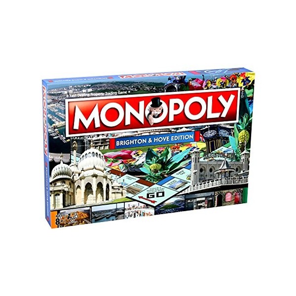 Winning Moves Brighton et Hove Monopoly Jeu de société – 2017 Edition