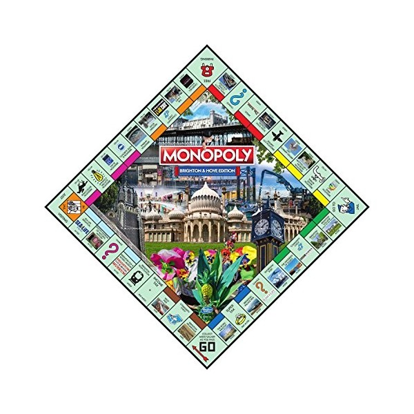 Winning Moves Brighton et Hove Monopoly Jeu de société – 2017 Edition