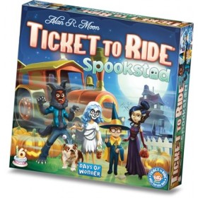 Ticket to Ride Spookstad - Jeu de société - Une édition pour Les Plus Jeunes Ticket to Ride Fans ! - 6+ - 2-4 Joueurs - FR