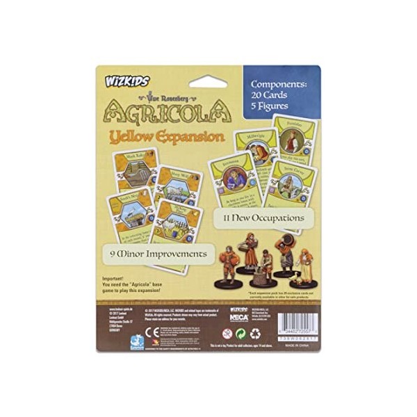 Mayfair Games Europe MFG72257 Agricola Game Expansion Jaune 5 Personnes 