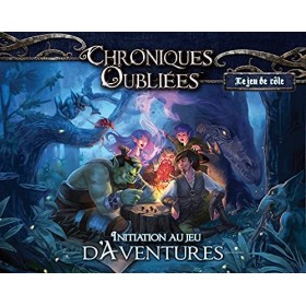 Asmodee Chroniques Oubliées : Initiation au Jeu dAventure - Asmodee - Jeu de société - Jeu de rôle, Noir, Large