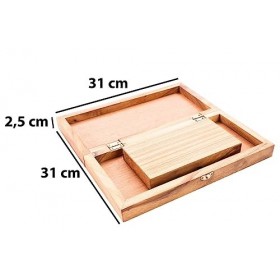 Engelhart - 350360 - Jeu de Go en Bois – Jeu de société – Jeu de réflexion et de stratégie – Jeu en Bois écologique – à parti