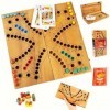 Logica Jeux Art. Tock 4 - Jeu de Société en Bois pour 2/4 Joueurs - Jeu pour Familles