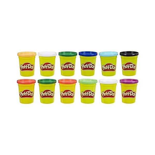 Play-Doh 12 Pots - Couleurs dhiver