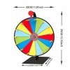 Spin The Wheel Roulette Roue 11,81pouces 10emplacements Spinning Wheel Game 5couleurs réutilisables Prix Wheel of Fortune Spi