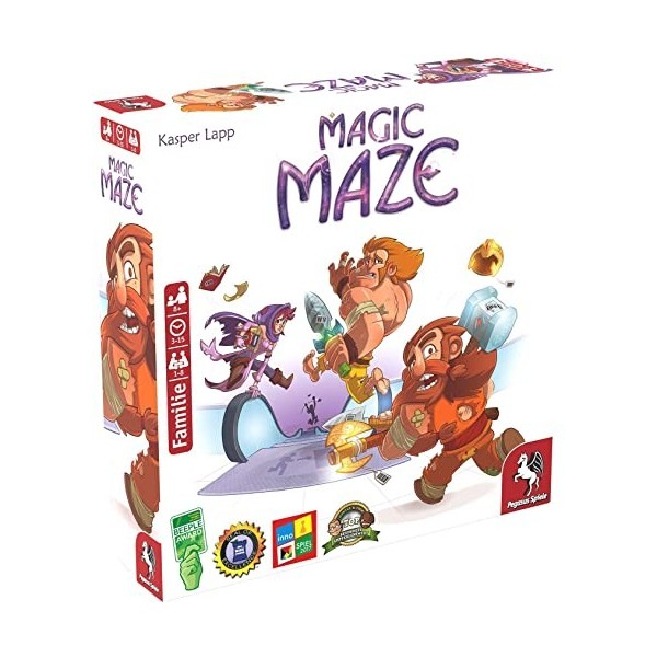 Pegasus Spiele 57200 Four G Magic Maze Deutsche Ausgabe * Nominiert Spiel des Jahres 5 123,2 cm Jeu de société