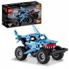 LEGO 42134 Technic Monster Jam Megalodon, Jouet de Voiture, 2 en 1, Truck et Low Racer Lusca, Véhicule à Rétrofriction, pour 