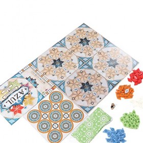 BROLEO Jeu de Pose de Tuiles, Jeu de société Multijoueur Amusant pour Adultes pour Les Réunions de Famille