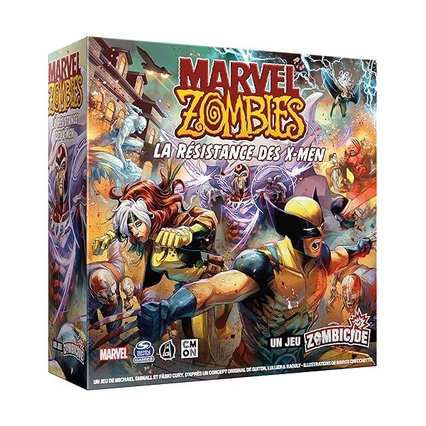 Asmodee Cmon Marvel Zombies : La Résistance des Héros - Un Jeu Zombicide - Jeux de société - Jeux de Figurines - Jeu coopérat