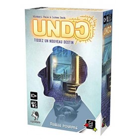 Lot de 3 Jeux Undo Ruelle Pourpre, Le Printemps des Cerisiers et La Fièvre du Trésor + Une Règle Marque-Page en Bois Blumie