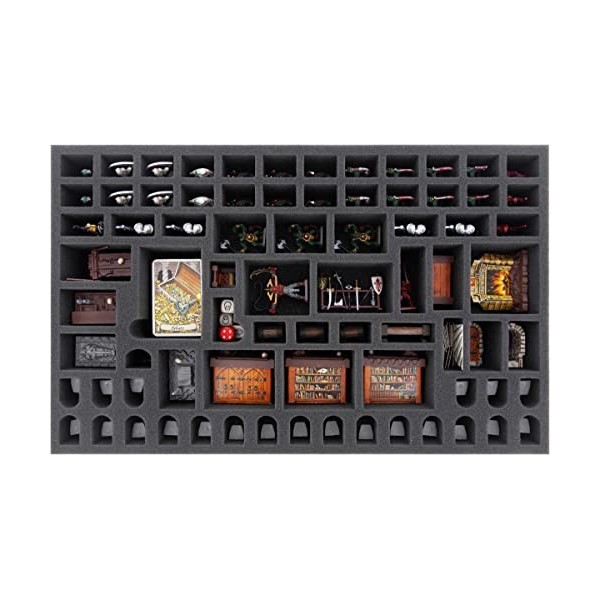 Feldherr Set de Plateaux en Mousse Compatible avec la boîte de Jeu de Plateau HeroQuest