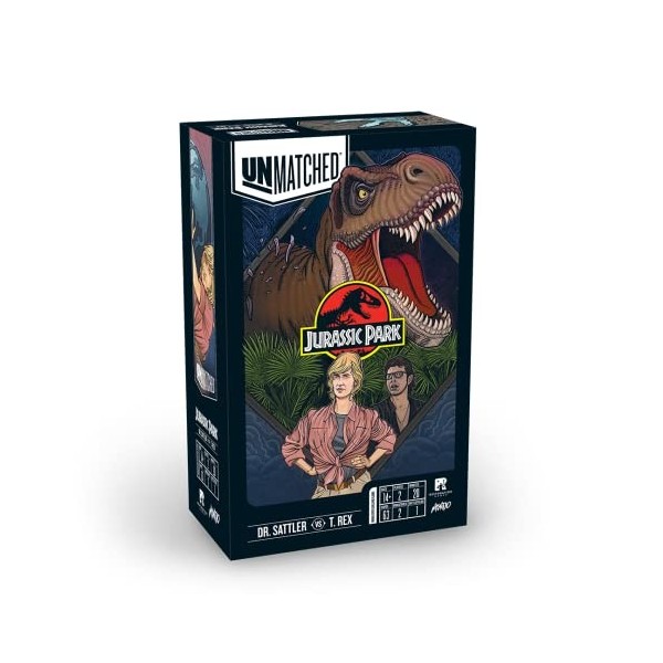 Restoration Games Incomparable : Jurassic Park Dr. Sattler vs. T. Rex Noir