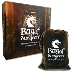 Bag of Dungeon - Un jeu de société daventure fantastique pour 1 à 4 joueurs, à partir de 7 ans