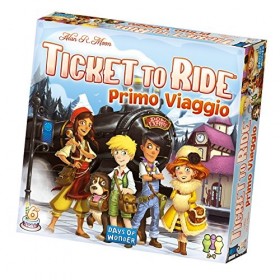 Asmodee - Ticket to Ride: Premier Voyage, Jeu de Table pour Toute la Famille, 6 Ans et Plus, Édition Italienne 8516