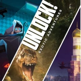 Asmodee- Unlock Exotic Adventures Scheherazade Jeu de société édition en Italien, Scunl04It, Multicolore, Moyen