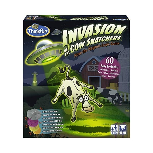 ThinkFun 76374 Invasion of The Cow Snatchers - Version Allemande