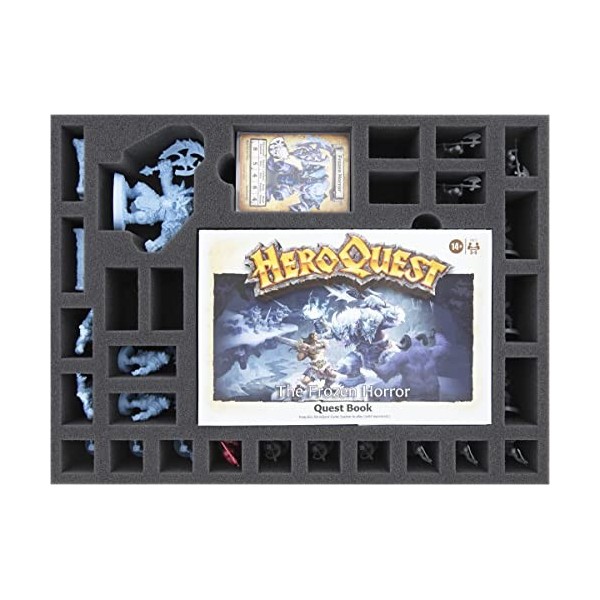 Feldherr Jeu de Mousse Porte-Cartes Compatible avec HeroQuest 2021 : The Frozen Horror - boîte de Jeu Principale