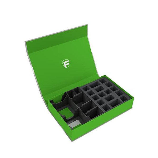 Feldherr Magnetic Box Vert Compatible avec Tiny Epic : Donjons - Jeu de Base + Potions et périls + Histoires