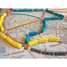 Days of Wonder - Jeu de sociu00e9tu00e9 - Les Aventuriers du Rail - Ticket to Ride - Langue : anglais Import Grande Bretagne