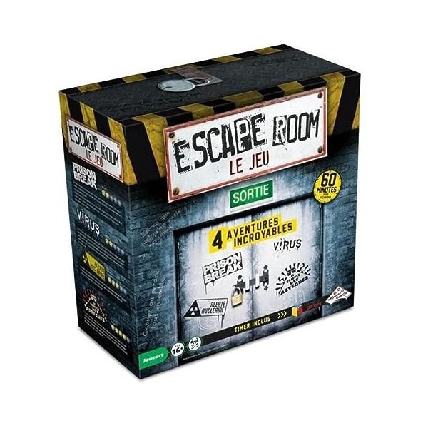 RIVIERA GAMES Coffret 4 Jeux Escape Game