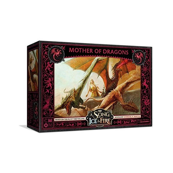 Cool Mini or Not - A Song of Ice and Fire : Mother of Dragons - Jeu de Miniatures, vin Rouge