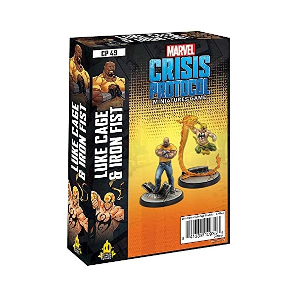 Atomic Mass Games Fantasy Flight Games - Marvel Crisis Protocol: Luke Cage and Iron Fist - Miniatures Game, Mixed, FFGCP49