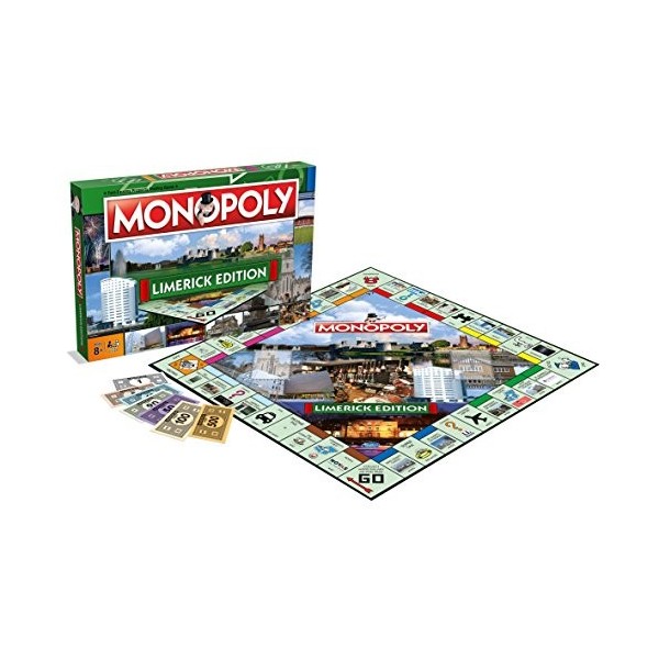 Winning Moves Puzzle Monopoly Normandie 1000 Pezzi – Gioco Da Tavolo In Formato Puzzle – Francese